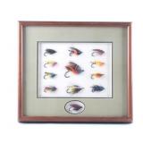 Twelve Framed Flies From "The Salmon Fly" Book