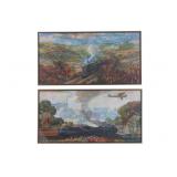 Charles S. Chapman Locomotive Travel Prints (2)