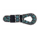 Navajo Mike Smith Sterling & Royston Belt Buckle