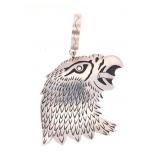 Navajo T & R Singer Sterling Silver Eagle Pendant