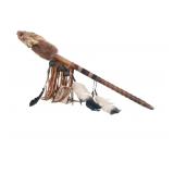 Chippewa Cree Turtle Skull Hoop Dance Stick