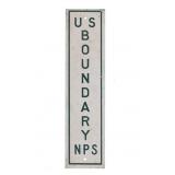 Yellowstone National Parks Service Boundary Sign
