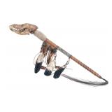 Chippewa Cree Coyote Skull Dance Stick