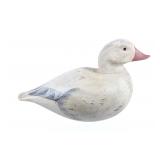 Original Hand Carved White Duck Decoy c. 1950