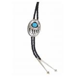 Navajo Dinï¿½ Wilbur Musket Sterling Bear Claw Bolo