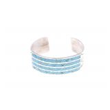 Navajo  Maloney Sterling Silver Turquoise Bracelet