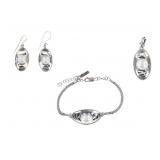 Mexican Silver Bear Claw & South Sea Pearl Jewelry