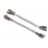 Native American Sterling & Steel Watch Bands (2)