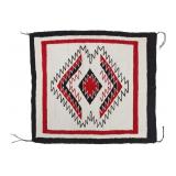Navajo Ganado Trading Post Medallion Rug c. 1940s
