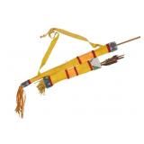 19th-Cent. Sioux Beaded Bowcase & Quiver Set