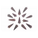 19th-C. Plains Metal Arrow Points (14) - Sundog