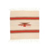 Traditional Hand Woven Chimayo Thunderbird Rug