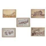 Cabinet Card Photos of Mining Operations In WY (5)