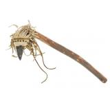 Native American Spear Point War Club 20th C