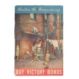 "Hasten The Homecoming" N. Rockwell Bonds Poster