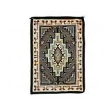 1946 Navajo Two Grey Hills Rug -Leighton Turquoise