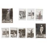 Edgar Stevens Hand Colored Native Model Photos (9)