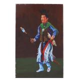 Osage / Cherokee Joe Don Brave Original Art