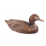 Ducks Unlimited Carved Wooden Duck Decoy c. 1990s