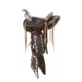 c1930 Visalia Silver Mounted Higgins Parade Saddle