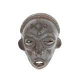Congo/ Angora Tchokwe Clay Ceremonial Mask