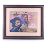 Jack Hines "Two Trails To Destiny" Framed Print