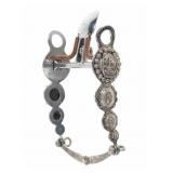 Vintage Silver Mounted Carmel Spade Horse Bit