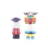 Vintage Hopi Handcarved Kachina Polychrome Dolls