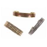 Navajo Copper Sterling Silver Bracelet Collection