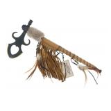 Leonard & Laurie Many Trails Brass Head Pipe Hawk