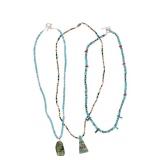 Ca. 1960s Santo Domingo Pueblo Turquoise Necklaces