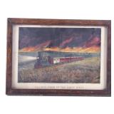 Prairie Fires of the Great West by Currier & Ives