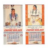 1947-1948 Winold Reiss Empire Builder Calendars