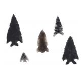 Lake Co., Oregon Triangular Side Notched Points