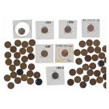 United States Wheat & Lincoln Head Coins 1912-1960