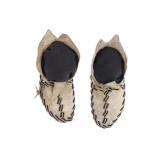 c.1882 Arlee, MT Plains Beaded Moccasins ex-Sundog