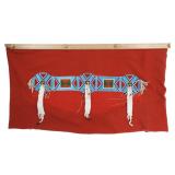 Ca. 1890-1900 Blackfeet Niitsitapi Beaded Blanket