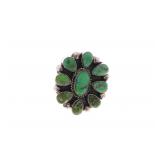 Navajo M. James Sierra Bella Turquoise Ring