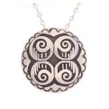 Hopi Sterling Silver Tradition Necklace c. 1960