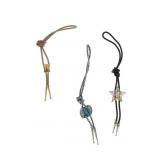 Southwestern Americana Braided Bolo Tie Collection