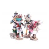 Hopi Tradition Kachina Dancing Dolls c. 1960