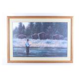 Robert Duncan "Just Passing By" Framed Print 2001