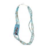 Santo Domingo P & R Rosetta Turquoise Necklace