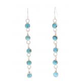 Navajo Sterling Silver Cripple Creek Earrings