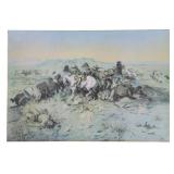 Charles Marion Russell "A Desperate Stand"