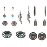Vintage Mexican Sterling Earrings Collection