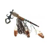 Chippewa/ Cree Many Trails Beaded Pipe Tomahawk