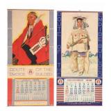 Winold Reiss GNRR Blackfeet Calendars 1935 & 1936