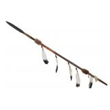 Many Trails Chippewa / Cree Tacked War Lance