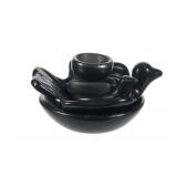 Santa Clara Blackware Pottery Set 20th Century (5)